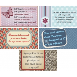 Set 5 Carduri cu citate motivationale